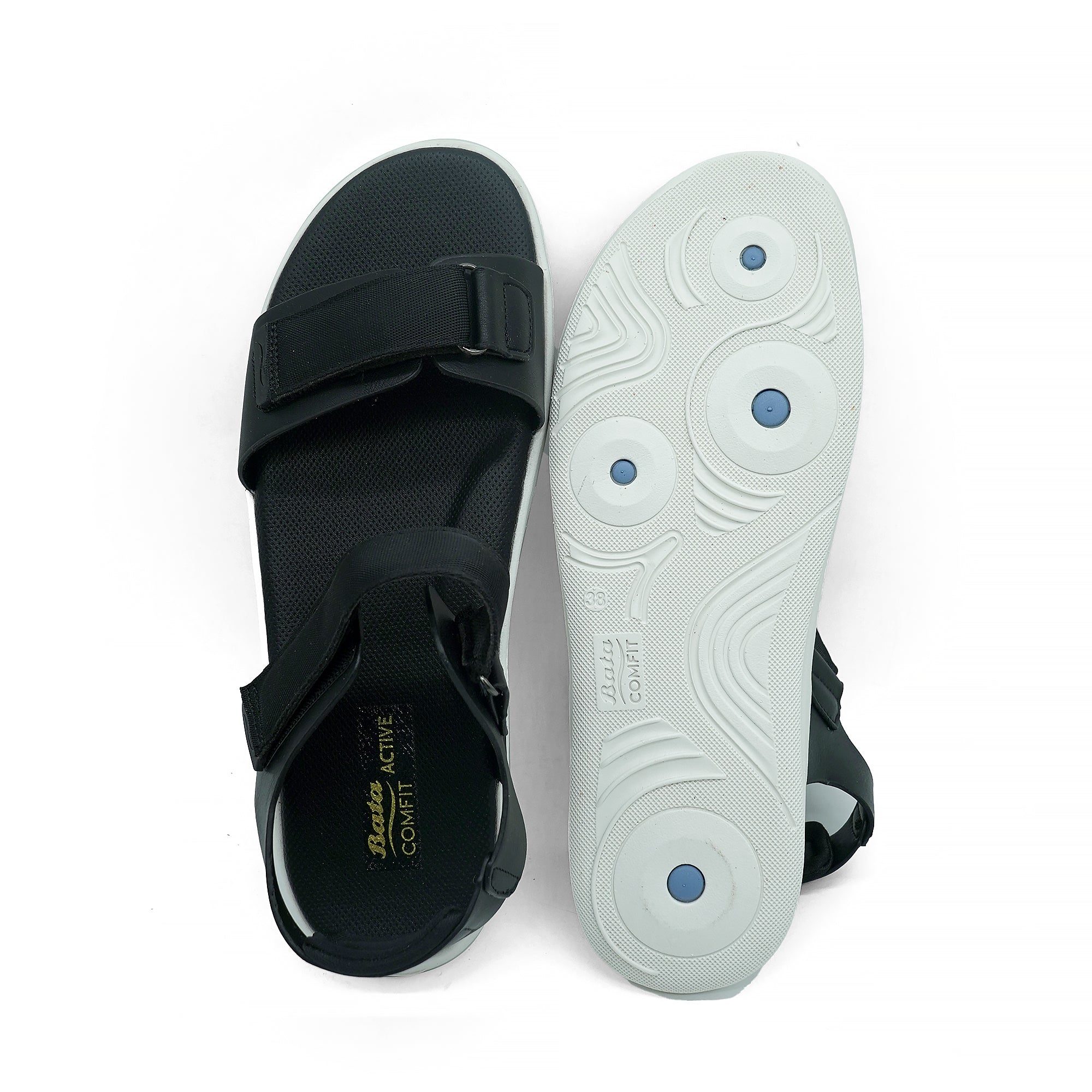 Bata Comfit Women Black Sandal