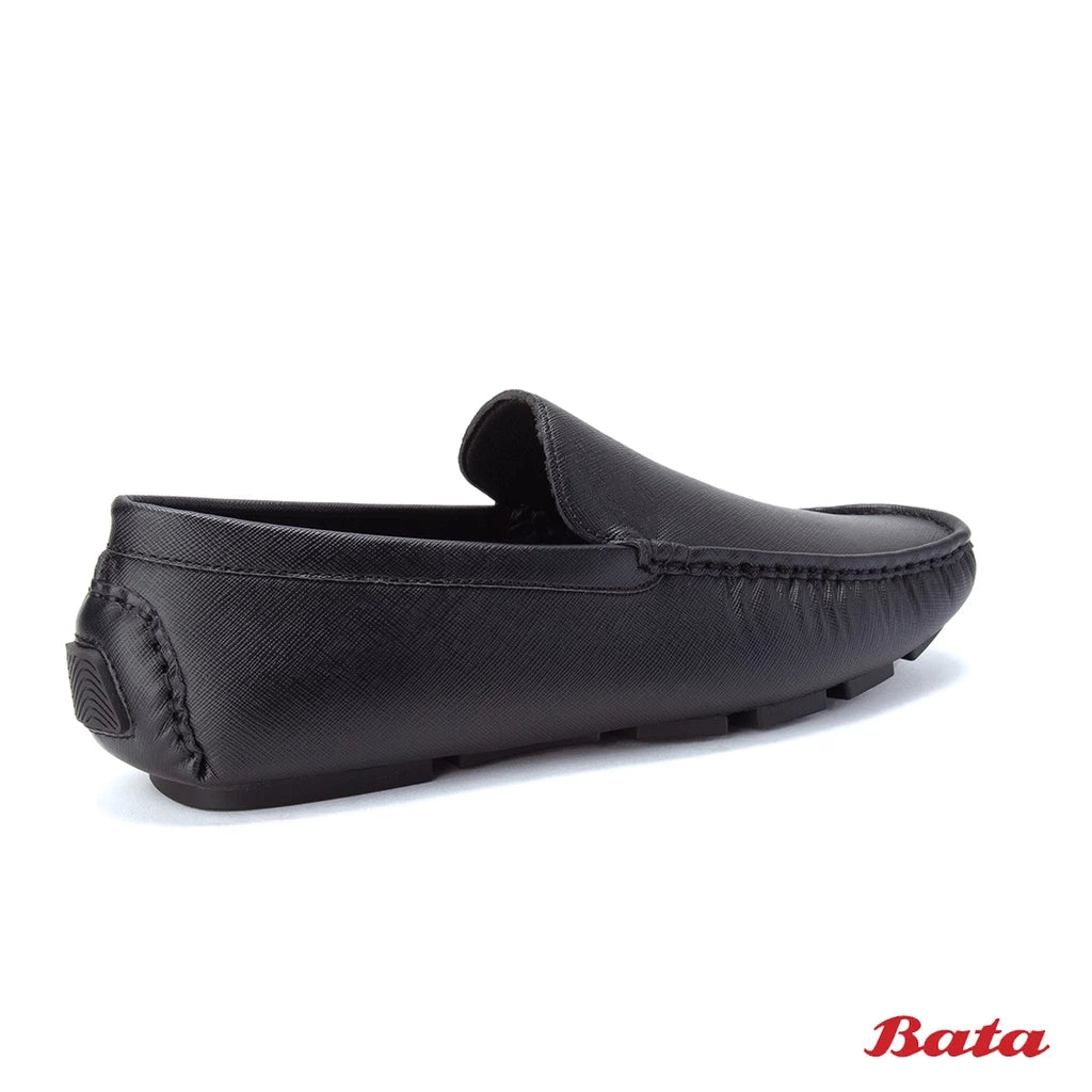 Bata Flexible Men Black Loafer